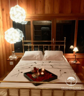 Cabana da fada com Spa e vista para lavandas